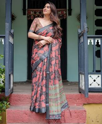 light black  ready to wear saree with  blouse 4