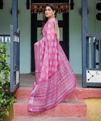pink  ready to wear saree with  blouse 2