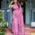 pink  ready to wear saree with  blouse