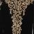 Black hand embroidered velvet sherwani for men