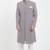 Grey solid imported armani sherwani for men