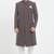 Dark grey solid imported armani sherwani for men
