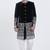 Black hand embroidered velvet sherwani for men