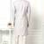 Grey hand embroidered teri rayon sherwani for men