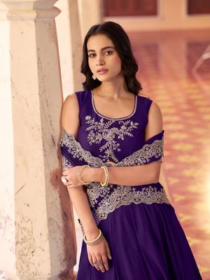 Bridesmaid Special Rangoli Silk Sequence & Thread Work Lehenga Choli 2
