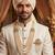   groom sherwani necklace moti mala layered for wedding | groom mala with brooch set