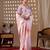 Elegant Baby Pink Floral Print Saree for Women