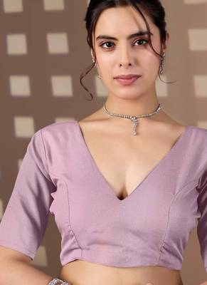 Elegant Baby Pink Floral Print Saree for Women 5