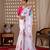 Elegant White Floral Print Saree for Women