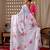 Elegant White Floral Print Saree for Women