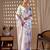 Elegant White Floral Print Saree for Women