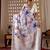 Elegant White Floral Print Saree for Women