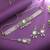 White color choker kundan necklace set