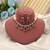 Magenta color kundan necklace set