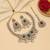 Green color kundan necklace set