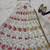 White embroidery crushi silk blend  anarkali suit