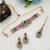 Rani & green color choker kundan necklace set