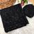 Black Color Handwork And Sequence Work Net Saree