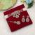 Light pink color choker kundan necklace set
