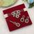 Rani color choker kundan necklace set