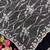 White Color Handwork And Sequence Work Net Saree