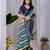 Elegant Navy Blue Printed Saree for Women