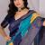 Elegant Navy Blue Printed Saree for Women