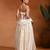 Ivory Embroidered Cotton Jacquard Lehenga Set