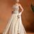 Ivory Embroidered Cotton Jacquard Lehenga Set