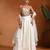 Ivory Embroidered Dupion Silk Lehenga Set