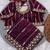 Maroon Color HandWork And Sequence Work Satin Saree