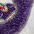 Purple Color HandWork And Sequence Work Satin Saree