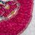 Rani Pink Color HandWork And Sequence Work Satin Saree