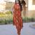Rust color smart and top bottom kurta set for stylish fancy looks