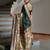 Green ethnic traditional banarasi silk blend paithani woven saree