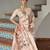 Off white ethnic traditional banarasi silk blend paithani woven saree