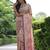 Beige floral printed tussar silk blend ethnic girlie saree