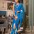 Firozi georgette smart floral printed saree with pearl lace border