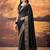 Black mass mello woven zari ethnic ceremonial saree