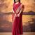 Maroon mass mello woven zari ethnic ceremonial saree