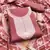 Pink jamdani silk blend dress material