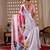 Elegant Baby Pink Floral Print Saree for Women