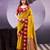 Mustard poly cotton weaving zari graceful traditional saree