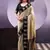 Cream poly cotton weaving zari graceful traditional saree