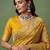 Mustard wedding season specail pashmina silk blend saree with traditional rich looks