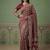 Wine wedding season specail pashmina silk blend saree with traditional rich looks