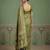 Green wedding season specail pashmina silk blend saree with traditional rich looks