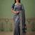 Blue wedding season specail pashmina silk blend saree with traditional rich looks
