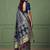 Blue wedding season specail pashmina silk blend saree with traditional rich looks