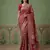 Maroon wedding season specail pashmina silk blend saree with traditional rich looks